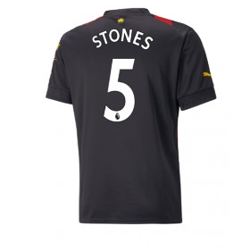 Herren Fußballbekleidung Manchester City John Stones #5 Auswärtstrikot 2022-23 Kurzarm